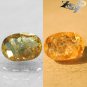 Natural Oval 7*9.5 mm. Salmon Brown Blue Color Shift Magnesio Axinite 1.84 Ct.