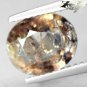 2.31 CT.Natural Oval 8*10 mm. Lilac Yellow Blue Color Shift Magnesio Axinite Gem