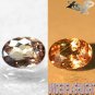 2.11CT.Firely Natural Oval 6.5*9mm.Color Shift Lilac Yellow France Ferro Axinite