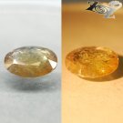 6.25 CT.Natural Oval 12*15 mm. Lilac Yellow Blue Color Shift Magnesio Axinite