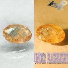 2.9 CT.Natural Oval 8*10.5 mm. Lilac Yellow Blue Color Shift Magnesio Axinite