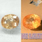 4.66 CT.Natural Oval 9*11 mm.Color Shift Lilac Yellow France Ferro Axinite Gems