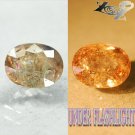 5.39 CT.Firely Natural Oval 9*11 mm. Color Shift Lilac Yellow Magnesio Axinite Gems