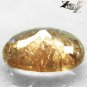 7.77 CT.Natural Oval 11*14 mm. Color Shift Lilac Yellow France Ferro Axinite Gem