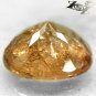 8.43 CT.Natural Oval 11.5*13.5mm. Color Shift Intense Lilac Yellow Ferro Axinite