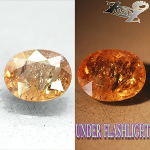 7.22 CT.Natural Oval 10.5*13.5 mm Intense Lilac Yellow Brown Color Shift Axinite