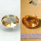 2.02 CT.Natural Oval 7*9 mm. Lilac Yellow Brown Color Shift Ferro Axinite Gems