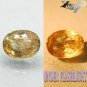 5.88 CT.Natural Oval 9*12 mm. Rainbow Spark Lilac Yellow Color Shift Axinite Gem