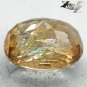 5.88 CT.Natural Oval 9*12 mm. Rainbow Spark Lilac Yellow Color Shift Axinite Gem