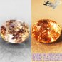 3.89 CT.Firely Natural Oval 8.5*11 mm. Color Shift Intense Salmon Yellow Axinite