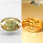 5.11 CT.Natural Oval 11*13 mm. Color Shift Lilac Yellow Blue Magnesio Axinite 斧石