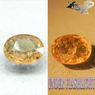 4.02 CT.Natural Oval 9.5*11 mm. Color Shift Intense Lilac Yellow Ferro Axinite