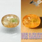 7.75 CT.Unusual Natural Oval 10*13 Color Shift Lilac Yellow Green Epidot Axinite