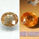 5 CT.Natural Oval 8*11 mm. Rainbow Spark Lilac Yellow Color Shift Ferro Axinite