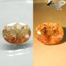 10.06 Ct.Big Natural Oval 12.5*15.5 mm Color Shift Champagne Brown Ferro Axinite