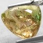 2.8 Ct.Natural Trillion 9 mm. Color Shift Yellow Green France Epidot Axinite Gem