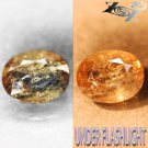 3.13 CT.Natural Oval 8.5*10.5 mm. Color Shift Lilac Yellow Blue Magnesio Axinite
