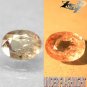 3.1 CT.Natural Oval 8*10.5 mm. Color Shift Lilac Salmon Yellow Ferro Axinite Gem