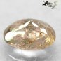 3.1 CT.Natural Oval 8*10.5 mm. Color Shift Lilac Salmon Yellow Ferro Axinite Gem