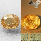2.39 CT.Natural Oval 7*9 mm. Rainbow Spark Color Shift Lilac Yellow Axinite Gems