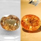 6.43 CT.Natural Oval 10*12 mm. Rainbow Spark Color Shift Lilac Yellow Axinite