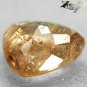 5.09 Ct.Natural Trillion 11.5 mm. Color Shift Salmon Brown France Ferro Axinite