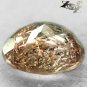 3.9 CT.Natural Round 10 mm. Color Shift Salmon Yellow France Ferro Axinite Gems