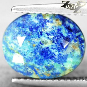 4.12CT.Natural Oval 9.5*11.5mm Blue Green Tenorite Azurite Chrysocolla &egrave;��&eacute;��&ccedil;&curren;&brvbar;&aring;&shy;�&eacute;��&ccedil;�&sup3; &eacute;&raquo;�&eacute;��