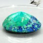62.74 Ct.Natural Oval 27*31mm Blue Green World Map Azurite Chrysocolla &egrave;��&eacute;��&ccedil;&curren;&brvbar;&aring;&shy;�&eacute;��&ccedil;�&sup3; &eacute;&raquo;�&eacute;��