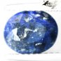 Natural Oval 7*8.5mm.Azure Blue Whole Piece Madagascar Azurite Malachite 1.93 CT