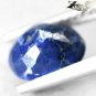 Natural Oval 7*8.5mm.Azure Blue Whole Piece Madagascar Azurite Malachite 1.93 CT