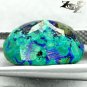 7.02 CT.Natural Oval 10.5*13 mm Brown Azure Blue Green Azurite Malachite &egrave;��&eacute;��&ccedil;&curren;&brvbar; &aring;&shy;�&eacute;��&ccedil;�&sup3;