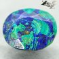 6.71 CT.Natural Oval 10.5*12.5 mm. Azure Blue Green Azurite Malachite &egrave;��&eacute;��&ccedil;&curren;&brvbar; &aring;&shy;�&eacute;��&ccedil;�&sup3;