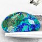 2.87 CT.Natural Oval 8.5*10 mm. Blue Green World Map Azurite Malachite &egrave;��&eacute;��&ccedil;&curren;&brvbar; &aring;&shy;�&eacute;��&ccedil;�&sup3;