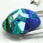 17.5 Ct.Natural Oval 14.5*18 mm. Blue Green World Map Azurite Malachite èé礦 åéç³