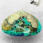 2.74 CT.Natural Oval 7.5*10 mm. Azure Blue Green World Map Azurite Malachite Gem