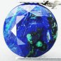 6.56 CT.Natural Round 11 mm. Sea Forest World Map Blue Green Azurite Malachite