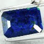 2.72 Ct.Natural Emerald 7*10 mm Ocean Island Almost Azure Blue Azurite Malachite