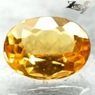 Flawless Firely Natural Oval 6*8 mm. Intense Yellow Madagascar Beryl 1.02 CT.Gem