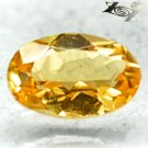 Flawless Firely Natural Oval 6*9 mm. Intense Yellow Madagascar Beryl 1.06 CT.Gem