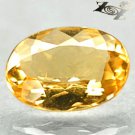 Flawless Natural Oval 6*8 mm. Intense Yellow Madagascar Beryl 1 Ct.Gems 黃色綠柱石