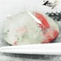 2.93 CT.Unusual Natural Oval 9*10 mm. Silver Pyrite Red Patch White Bloodstone