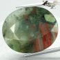 34.57 Ct.Natural Oval 23*28mm Gold Pyrite White Red Bloodstone Heliotrope &eacute;��&egrave;&iexcl;�&ccedil;�&sup3;