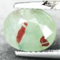 2.16 CT.Unusual Natural Oval 7.5*9 mm Red Patch Mint Green Heliotrope Bloodstone