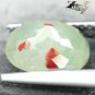 2.16 CT.Unusual Natural Oval 7.5*9 mm Red Patch Mint Green Heliotrope Bloodstone