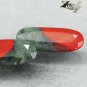 5.31 CT.Pair Natural Oval 6*15 mm Bi Color Red Green Heliotrope Bloodstone &eacute;��&egrave;&iexcl;�&ccedil;�&sup3;