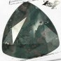 2.74 Ct.Strange Unique Natural Trillion 10 mm. Cystal White Red Green Bloodstone