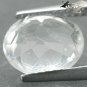 2.51 Ct.Full Fire Natural Oval 8*10mm Rainbow Sparkling Madagascar White Calcite