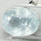 28.52 CT.Natural Oval Facet 15*19 mm. Intense Ocean Blue Celestite @Zoultier ONL
