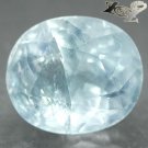 24.5 CT.Natural Oval Facet 15*17 mm. Intense Ocean Blue Celestite 天青石 @Only Here